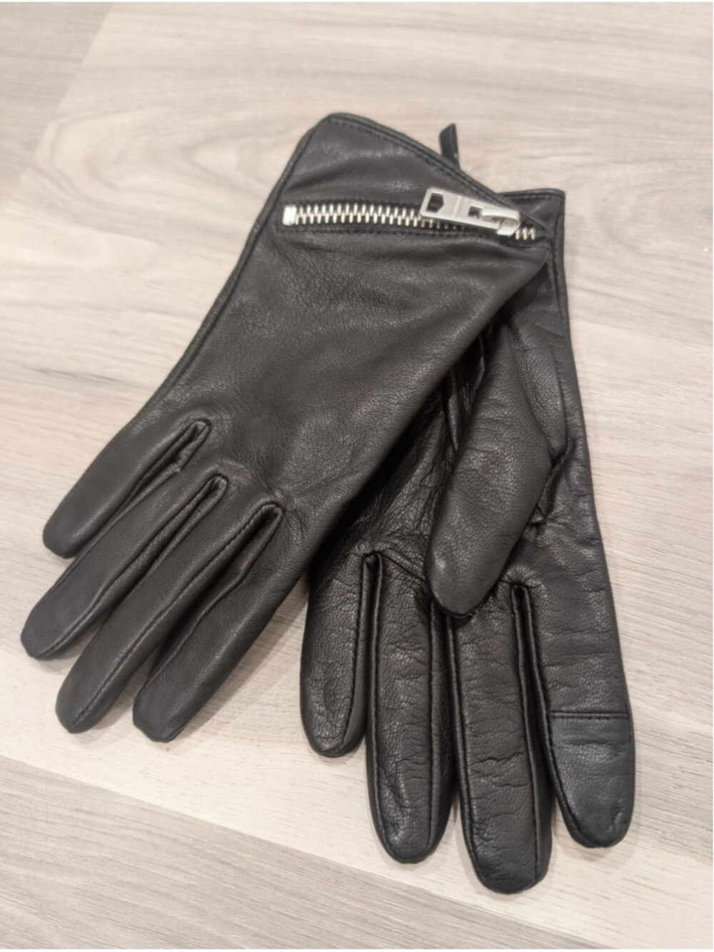 AllSaints | Short Assymetrical Glove In Black